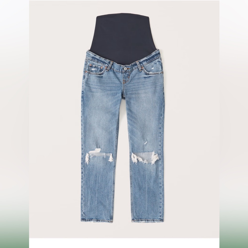 Abercrombie maternity jeans ankle straight